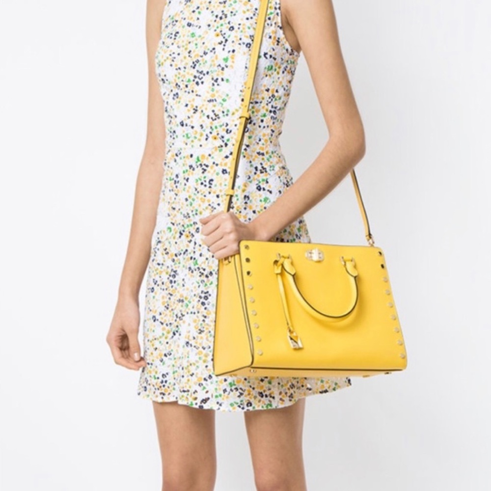 NWT Sylvie stud LG Michael Kors Satchel